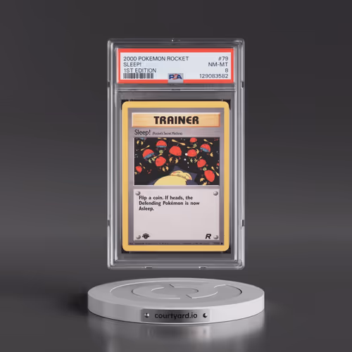 2000 Pokémon Rocket #79 Sleep! - 1st Edition (PSA 8 NM-MT)