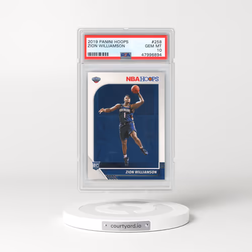 2019 Panini Hoops #258 Zion Williamson (PSA 10 GEM MINT)