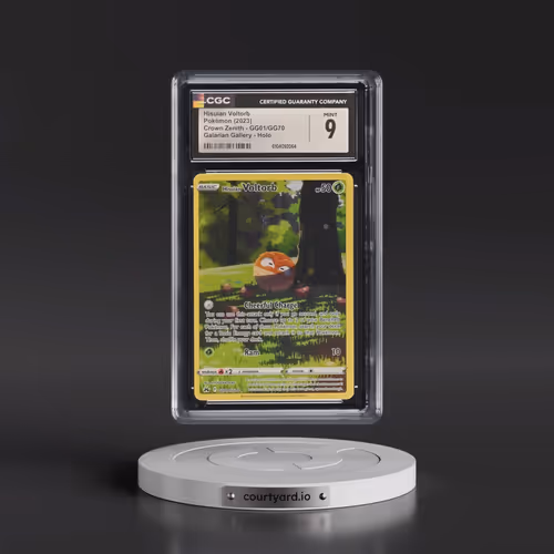 2023 Crown Zenith #GG01/GG70 Hisuian Voltorb - Galarian Gallery Holo (CGC 9 MINT)