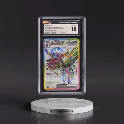 2024 Super Electric Breaker - sv8 #124/106 Hydreigon ex - Super Rare Holo (CGC 10 GEM MINT)