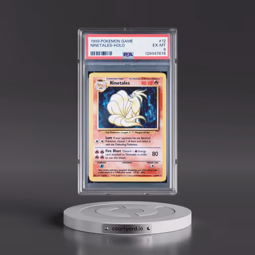 1999 Pokémon Game #12 Ninetales - Holo (PSA 6 EX-MT)