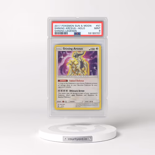 2017 Pokémon Sun & Moon Shining Legends #57 Shining Arceus - Holo Holo (PSA 9 MINT)