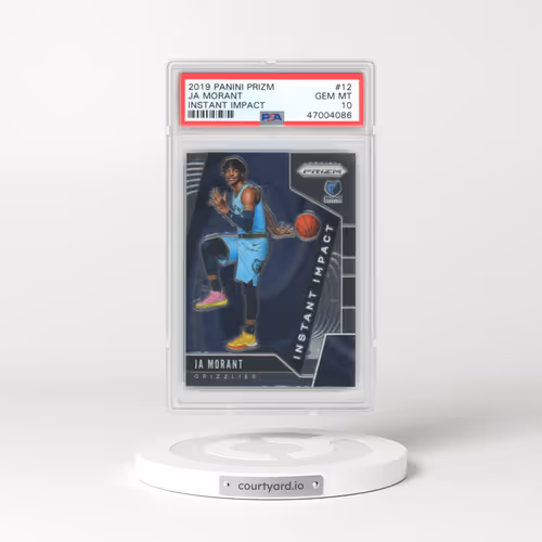 2019 Panini Prizm Instant Impact #12 Ja Morant (PSA 10 GEM MINT)