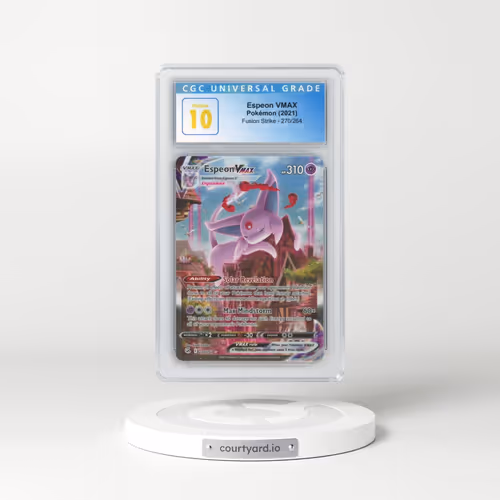 2019 Fusion Strike #270/264 Espeon VMAX - Holo Secret (CGC 10 PRISTINE)