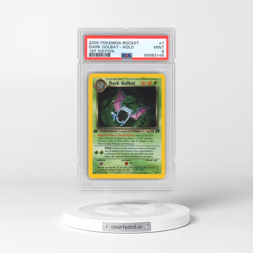 2000 Pokémon Rocket #7 Dark Golbat - 1st Edition Holo (PSA 9 MINT)