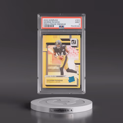 2022 Panini Donruss #323 George Pickens - Press Proof Premium (PSA 9 MINT)