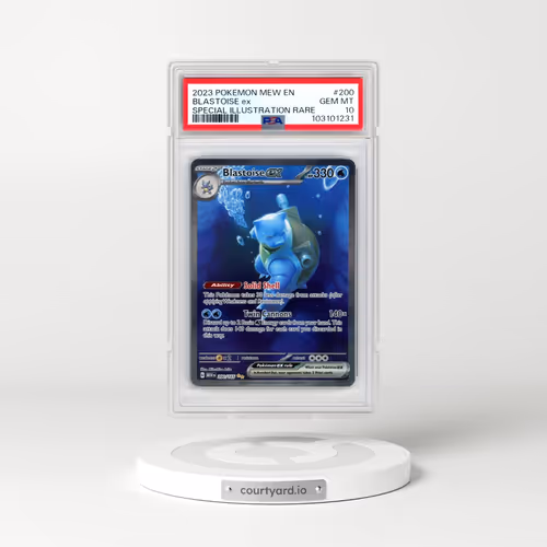2023 Pokémon Mew EN-151 #200 Blastoise EX - Holo Special Illustration Rare (PSA 10 GEM MINT)