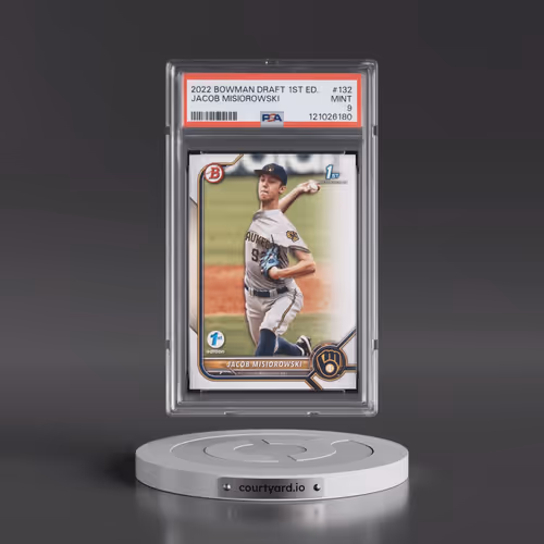 2022 Bowman Draft 1st Edition #132 Jacob Misiorowski (PSA 9 MINT)