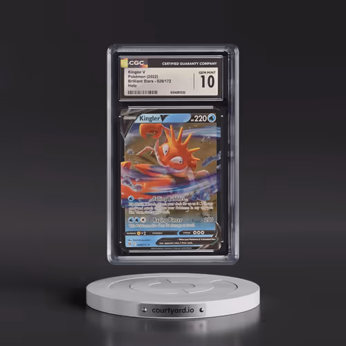 2022 Brilliant Stars #028/172 Kingler V - Holo (CGC 10 GEM MINT)