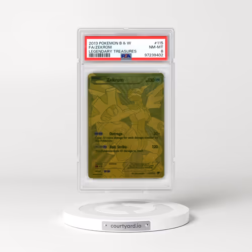 2013 Pokémon Black & White Legendary Treasures #115 Zekrom - Full Art (PSA 8 NM-MT)