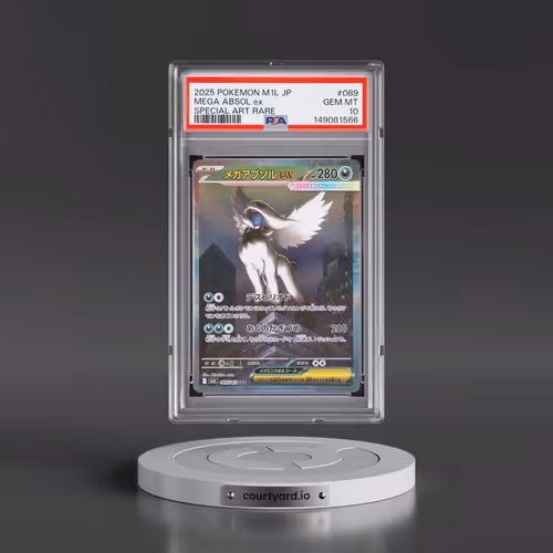 2025 Pokémon M1l-Mega Brave #089 Mega Absol EX - Holo Special Art Rare (PSA 10 GEM MINT)