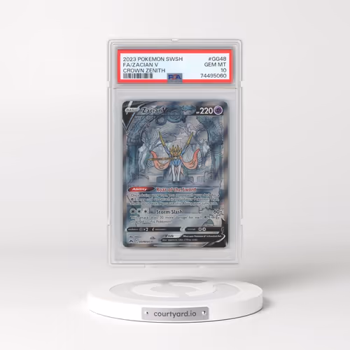 2023 Pokémon Sword and Shield Crown Zenith #GG48 Zacian V - Holo Full Art (PSA 10 GEM MINT)