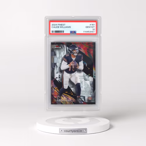 2024 Topps Finest #161 Caleb Williams (PSA 10 GEM MINT)