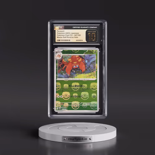 2023 Pokémon Card 151 #047/165 Parasect - Reverse Holo Master Ball (CGC 10 PRISTINE)