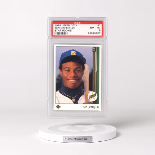 1989 Upper Deck #1 Ken Griffey Jr - Star Rookie (PSA 8 NM-MT)