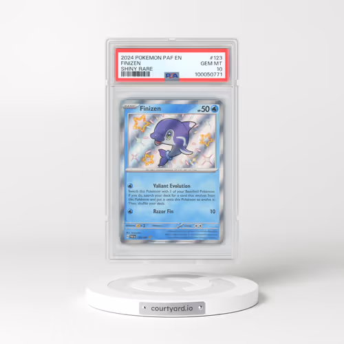 2024 Pokémon Paf EN-Paldean Fates #123 Finizen - Shiny Rare (PSA 10 GEM MINT)