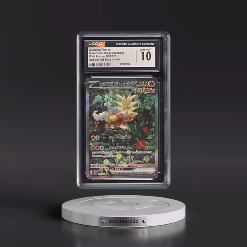 2024 Pokémon Sv5k-Wild Force #093 Gouging Fire EX - Holo Special Art Rare (CGC 10 GEM MINT)