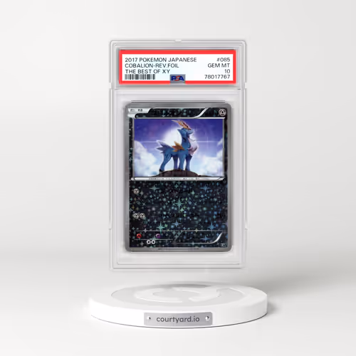 2017 Pokémon the Best of XY #085 Cobalion - Reverse Foil (PSA 10 GEM MINT)