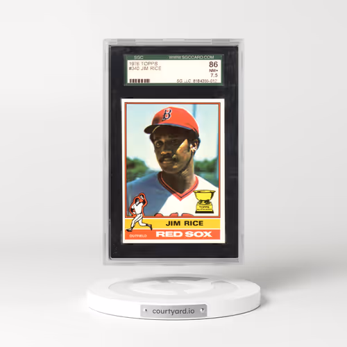 1976 Topps #340 Jim Rice (SGC 7.5 NM+)