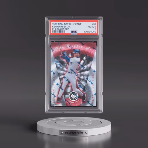 1997 Pinnacle Totally Certified #53 Ken Griffey Jr - Platinum Red (PSA 8 NM-MT)