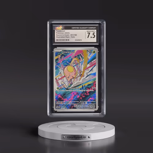 2023 Pokémon Svi EN-Scarlet & Violet #201 Toedscool - Illustration Rare (CGC 7.5 NM+)