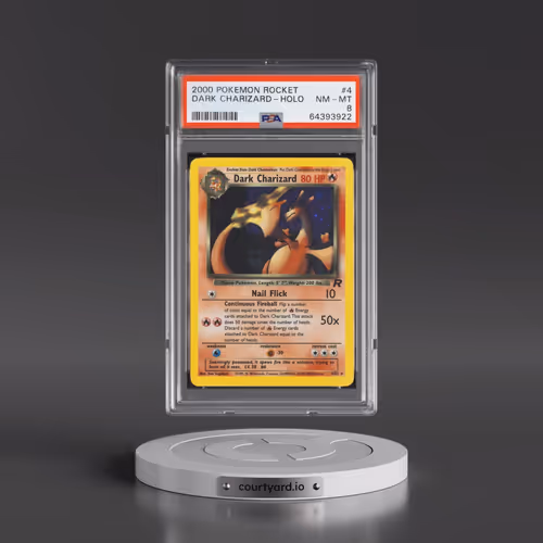 2000 Pokémon Rocket #4 Dark Charizard - Holo (PSA 8 NM-MT)