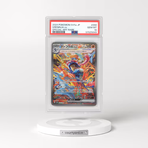 2024 Japanese Pokémon Sv5a-Crimson Haze #090 Greninja EX - Holo Special Art Rare (PSA 10 GEM MINT)
