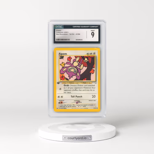 2001 Neo Revelation #41/64 Aipom - 1st Edition (CGC 9 MINT)