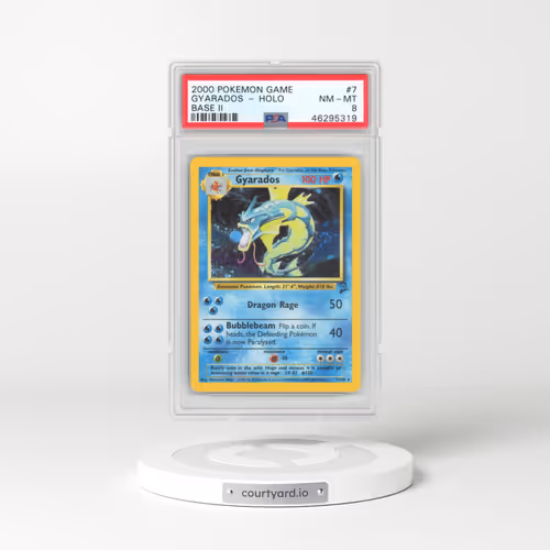 2000 Pokémon Game Base II #7 Gyarados - Holo (PSA 8 NM-MT)