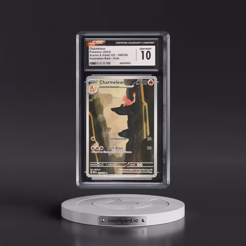 2023 Scarlet & Violet 151 - MEW EN #169/165 Charmeleon - Illustration Rare Holo (CGC 10 GEM MINT)