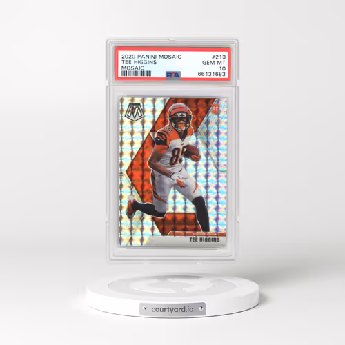 2020 Panini Mosaic #213 Tee Higgins - Mosaic (PSA 10 GEM MINT)