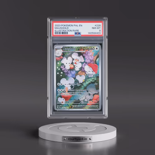2023 Pokémon Pal EN-Paldea Evolved #226 Maushold - Illustration Rare (PSA 8 NM-MT)