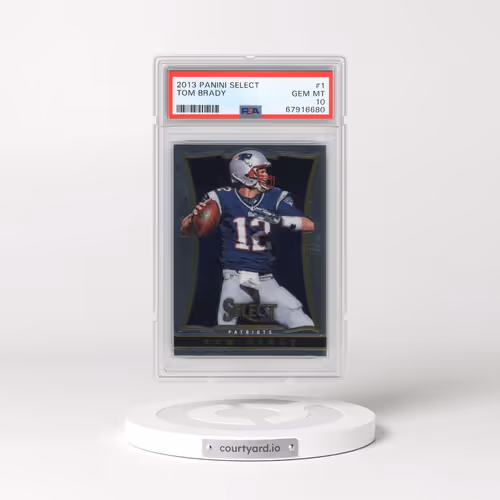 2013 Panini Select #1 Tom Brady (PSA 10 GEM MINT)
