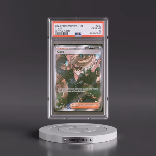 2024 Pokémon Paf EN-Paldean Fates #227 Clive - Ultra Rare (PSA 10 GEM MINT)