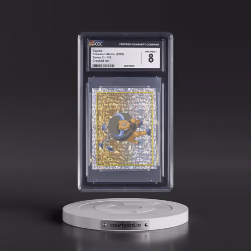 2000 Series 2 #119 Tauros - Holographic (small shards) (CGC 8 NM-MT)