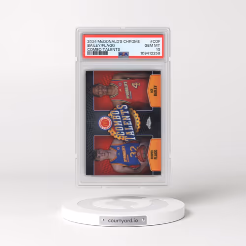 2024 Topps Chrome McDonald's All American Combo Talents #COF Ace Bailey/Cooper Flagg (PSA 10 GEM MINT)