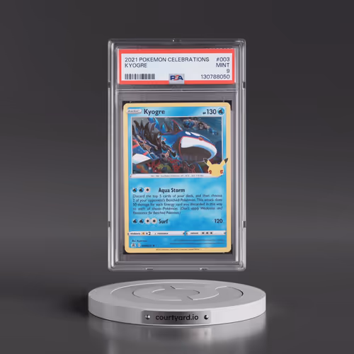 2021 Pokémon Celebrations #003 Kyogre (PSA 9 MINT)