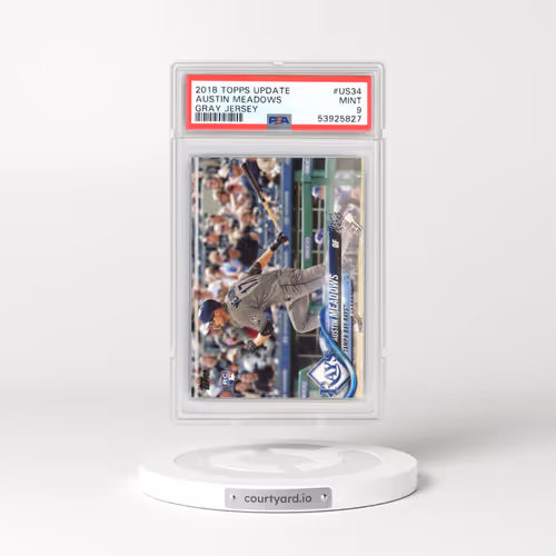 2018 Topps Update #US34 Austin Meadows - Gray Jersey (PSA 9 MINT)