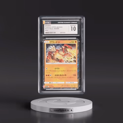 2019 Remix Bout #032/064 Groudon - Holo (CGC 10 GEM MINT)