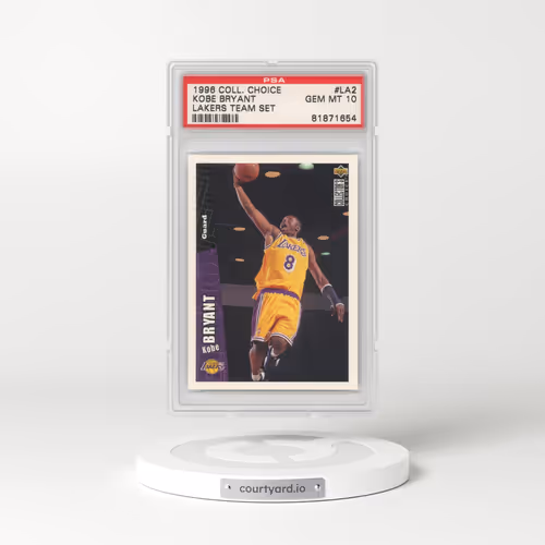1996 Collector's Choice Lakers Team Set #LA2 Kobe Bryant (PSA 10 GEM MINT)