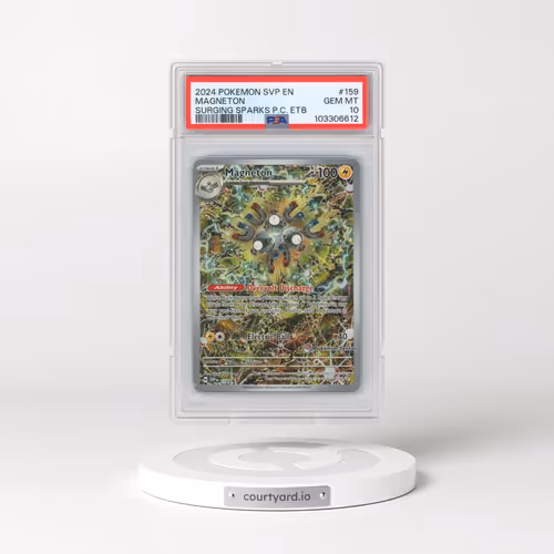 2024 Pokémon Svp EN-SV Black Star Promo #159 Magneton - Surging Sparks Pokemon Center Elite Trainer