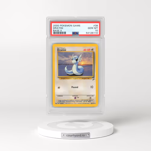 2000 Pokémon Game Base II #38 Dratini (PSA 10 GEM MINT)