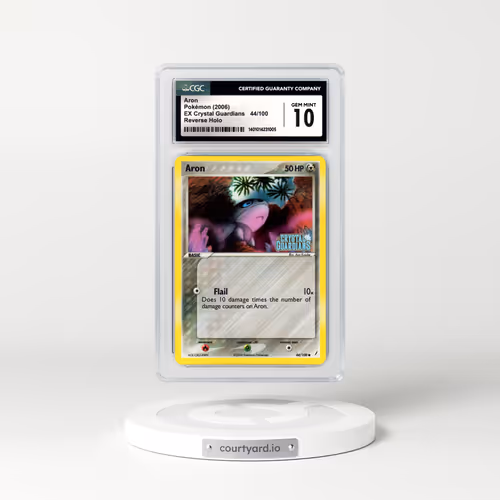 2006 EX Crystal Guardians #44 Aron - Holo (CGC 10 GEM MINT)