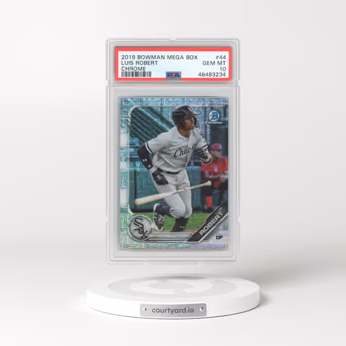2019 Bowman Mega Box Chrome #44 Luis Robert (PSA 10 GEM MINT)
