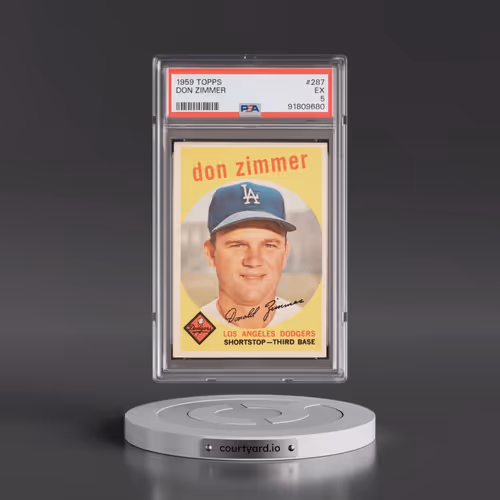 1959 Topps #287 Don Zimmer (PSA 5 EX)