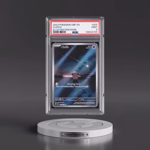 2023 Pokémon Obf EN-Obsidian Flames #202 Cleffa - Illustration Rare (PSA 9 MINT)