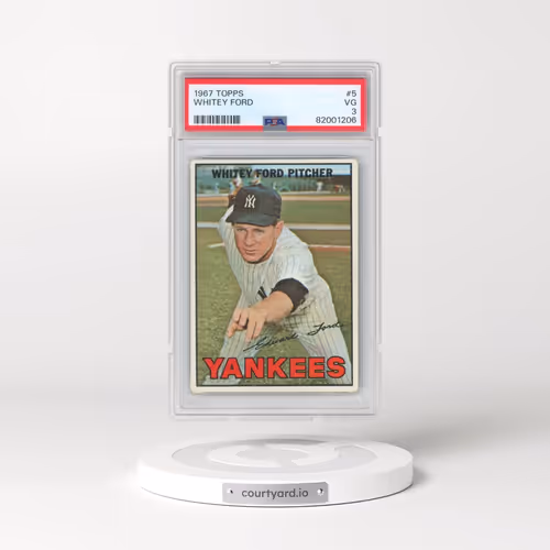 1967 Topps #5 Whitey Ford (PSA 3 VG)
