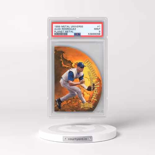 1999 Metal Universe Planet Metal #1 Alex Rodriguez (PSA 9 MINT)