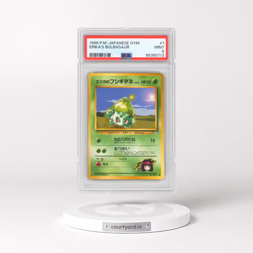 1998 Pokémon Gym #1 Erika's Bulbasaur (PSA 9 MINT)