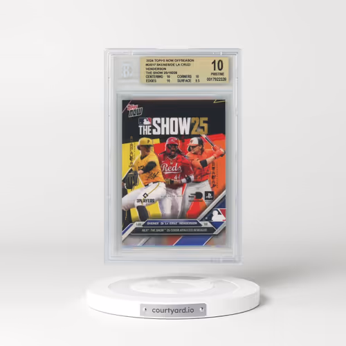 2024 Topps Now Offseason #OS17 Elly de La Cruz/Gunnar Henderson/Paul Skenes (BGS 10 PRISTINE)